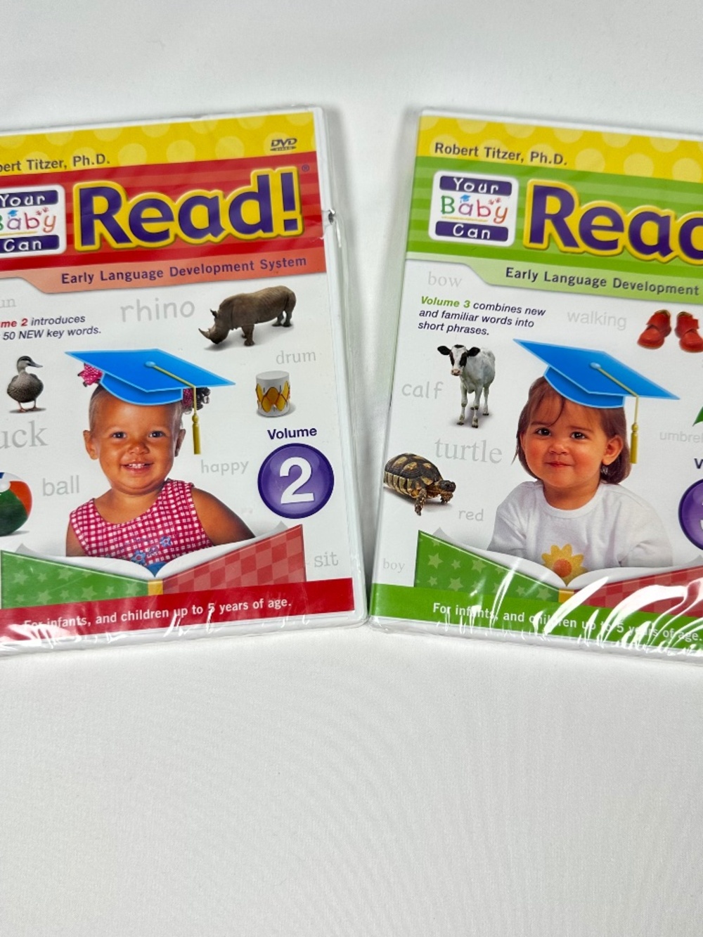 Your Baby Can Read Volume 2 & 3, Early Language Development System New DVD